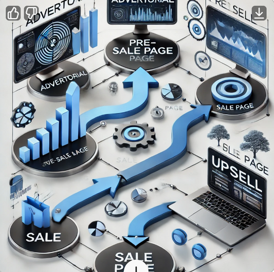 Hoe Advertorials, Pre-Sale Pages, Sale Pages en Upsell Pages Samenwerken in een Winnende Funnel